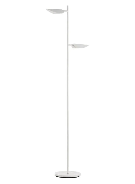 Lámpara de pie de salón MDC Senda LED 2 luces blanco 3000K 14W 577808102