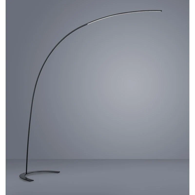 Lámpara de pie Trio Shanghai LED negro 3000K regulable 210cm 427511802