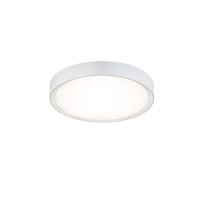 Plafón de baño Trio Clarimo LED blanco 3000K IP44 Ø33cm 659011801