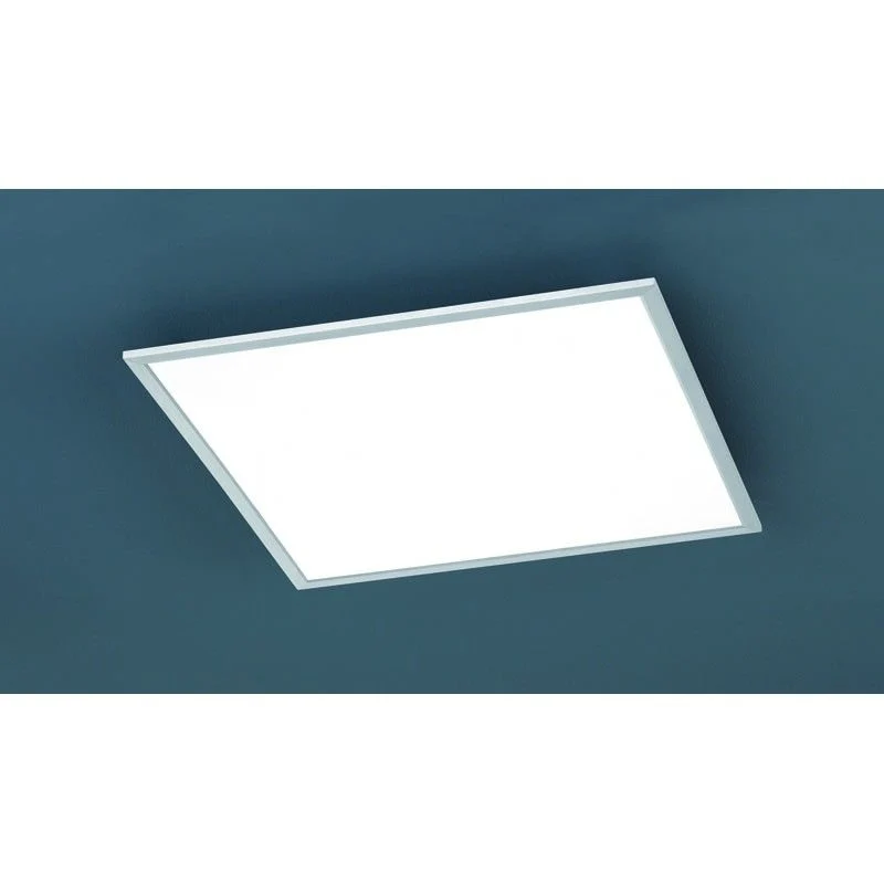 Plafón de techo Trio Phoenix LED níquel mate 3000K regulable 62cm 674016207