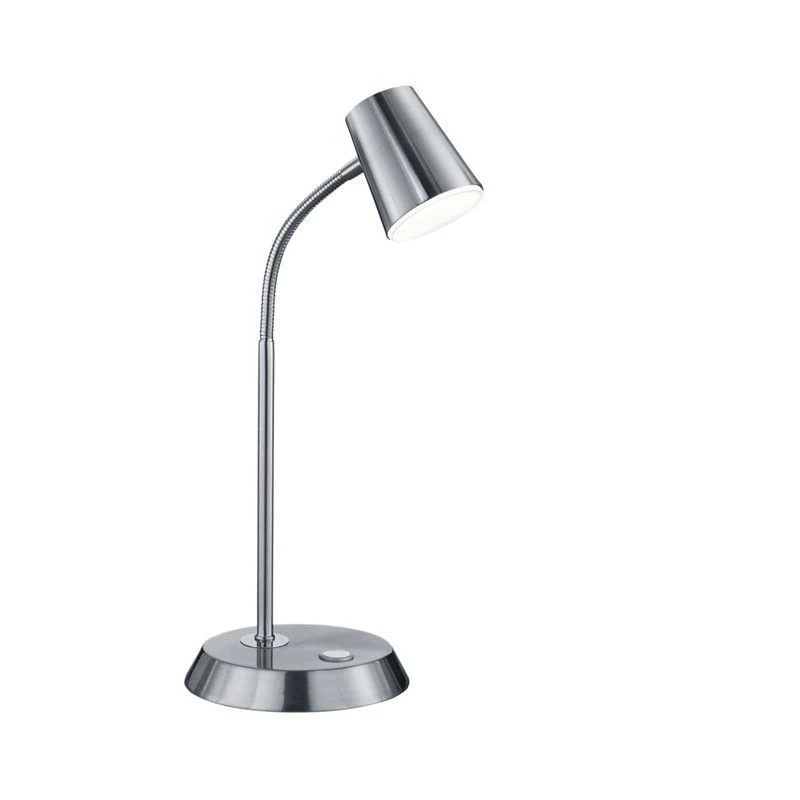 Flexo de sobremesa Trio Narcos LED níquel mate 3000K táctil 573190107