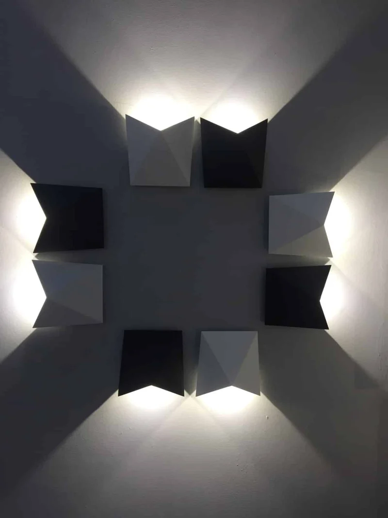 Mantra Triax Lámpara de pared aplique LED arena blanco 6526