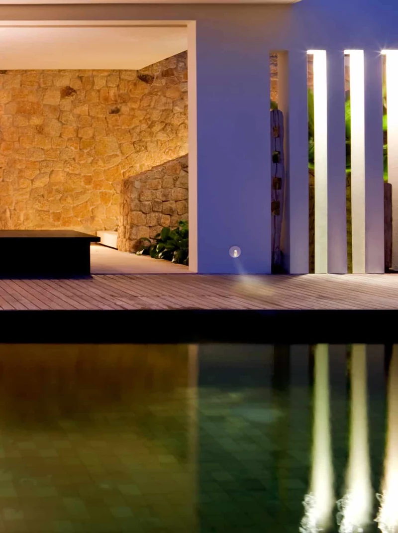 Mantra Aspen Aplique de pared LED blanco arena 7029
