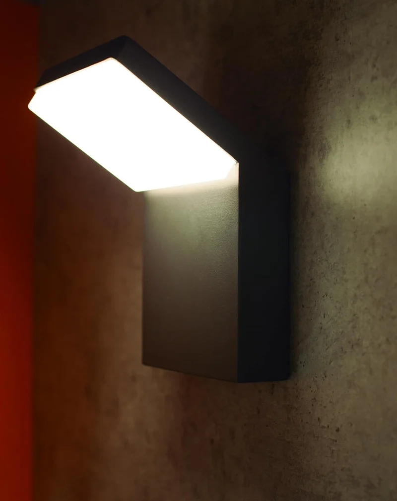 Mantra Alpine Lámpara de pared aplique LED gris oscuro 7045