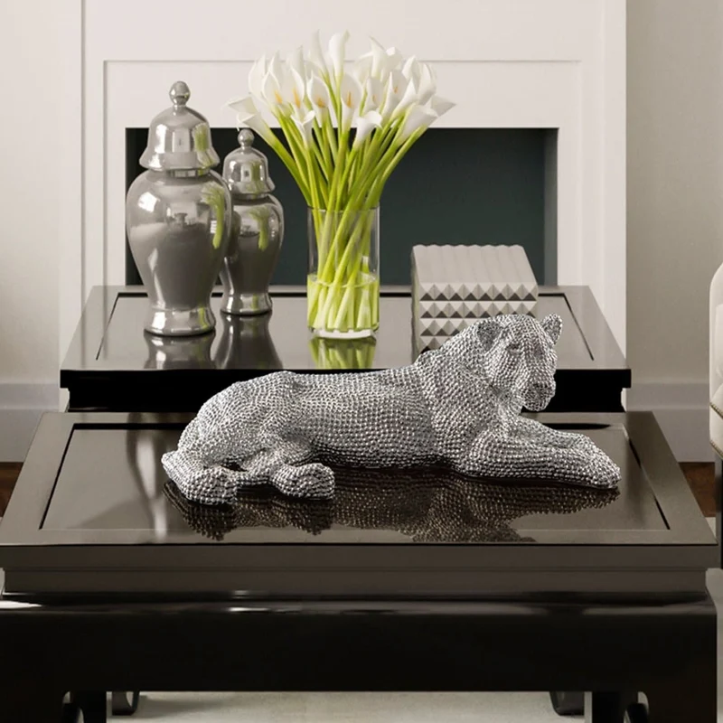 Figura decorativa Schuller Leona plata 22cm