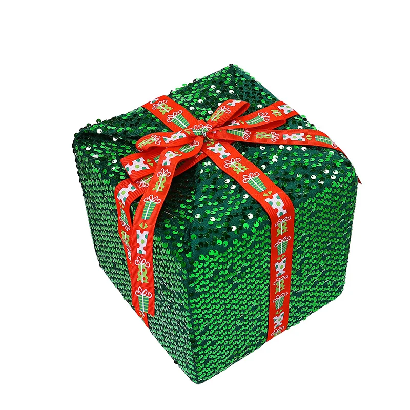 CX2467V Ornamento Regalo Verde 20 Cm.