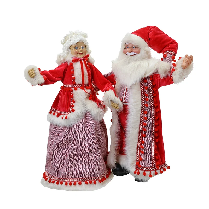 CX2464N Set Mr. & Mrs. Santa Nórdico 61 Cm.