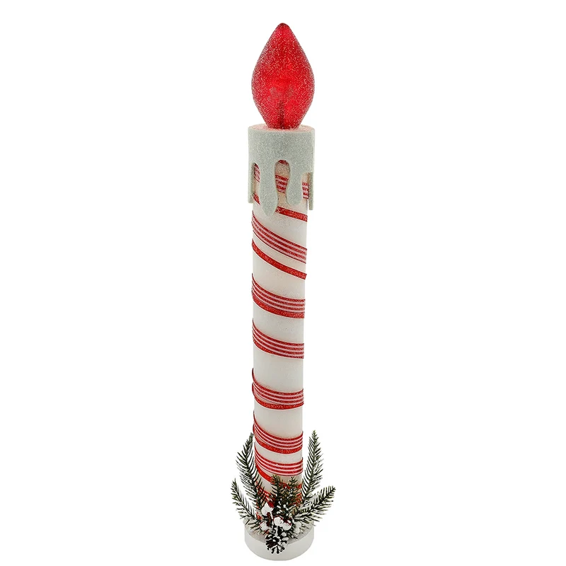 RJL413C Vela Caramelo LED Grande 65 cm.