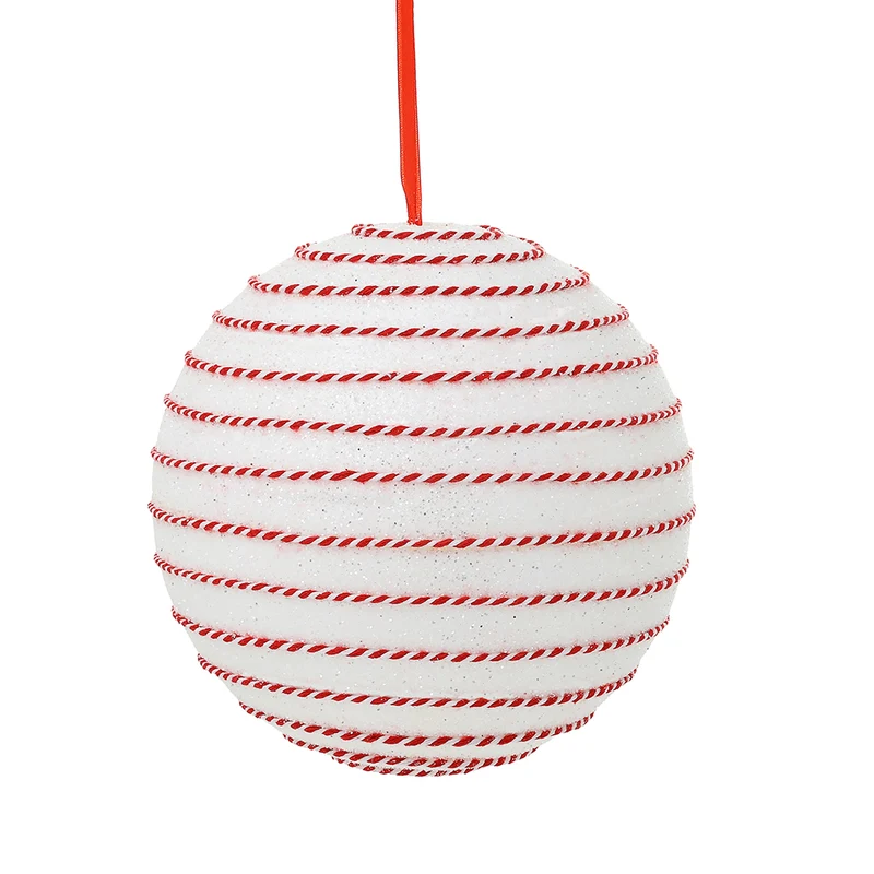 RJL323B Esfera Caramelo Blanco 20 cm.