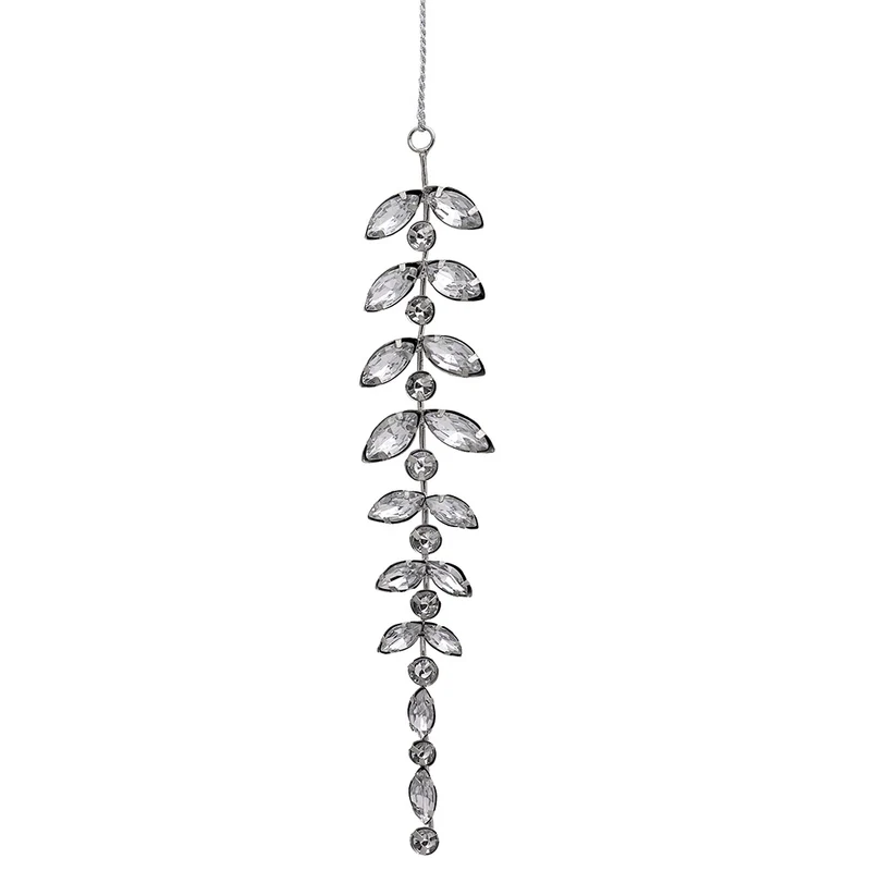 BH2530H Carámbano Diamantes Hojas Acrílico 22 cm.