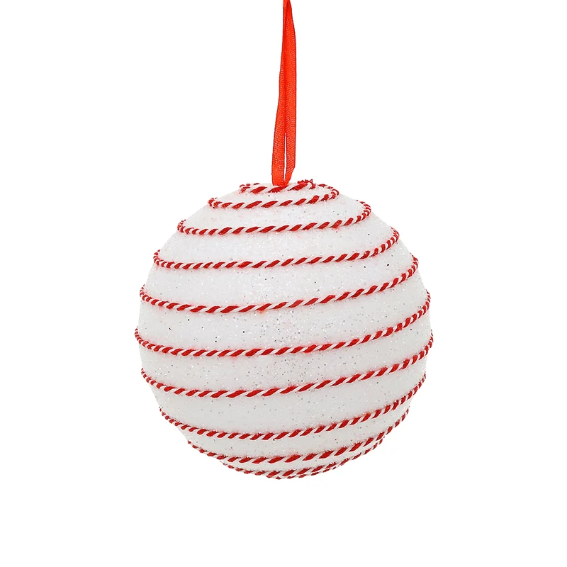 RJL322B Esfera Caramelo Blanco 15 cm.
