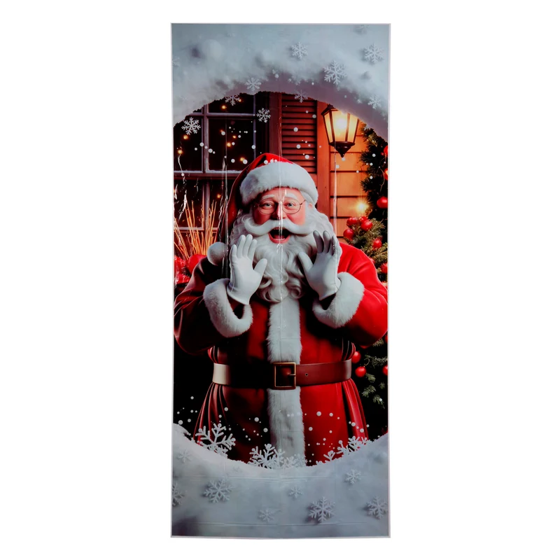 Art.13147 Cubre Puerta Navidad 182x76cm 1pz