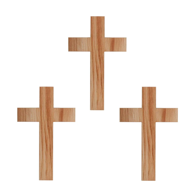 Art.13191 Cruz de Madera 10x6.5cm 3pz