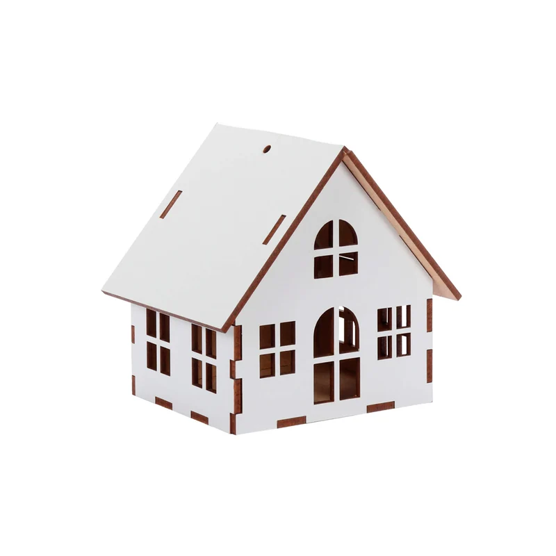 Art.13210 Casita Blanca 11x10x7cm (Aprox) 1pz