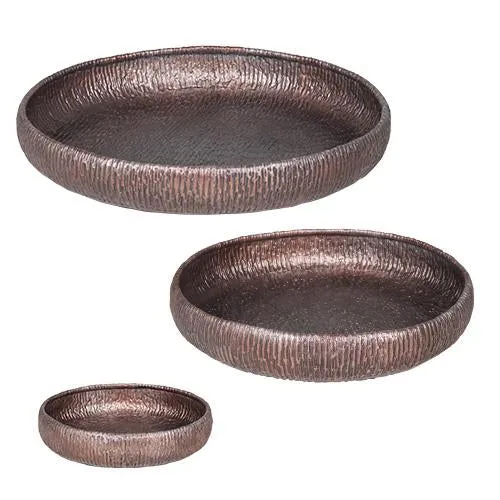 MIN481B Centro Martelinado Bronce Antiguo Mediano 40cm