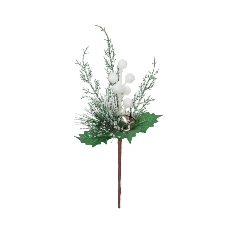 Art.12814 Pick Navidad Pompones/Cascabel 26cm 1pz