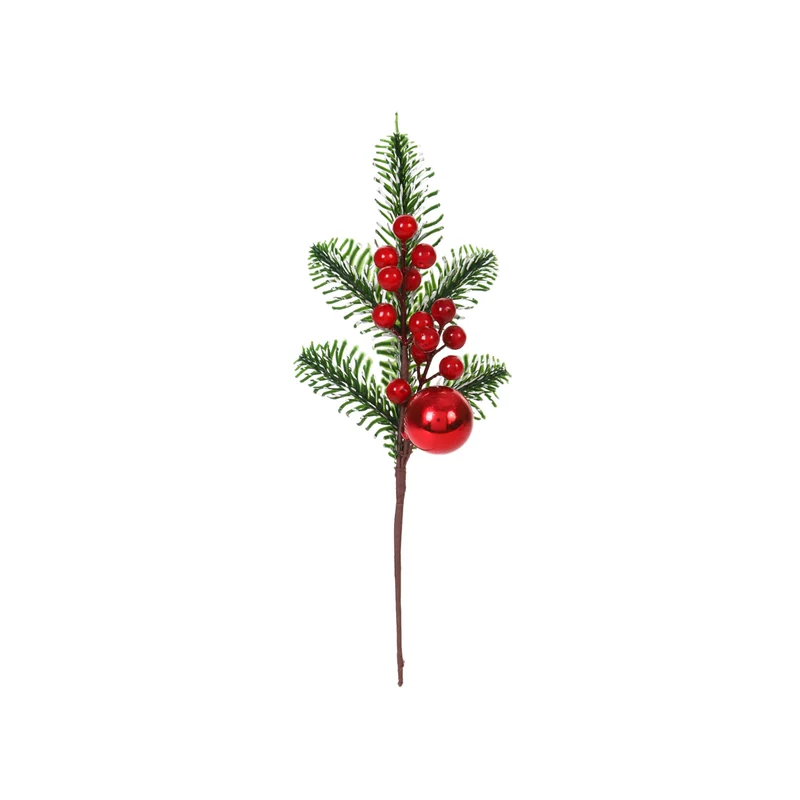 Art.12941 Pick Nevado Cereza/Esfera 32cm 1pz
