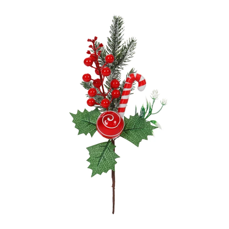 Art.12817 Pick Bastón/Cereza/Esfera 27cm 1pz