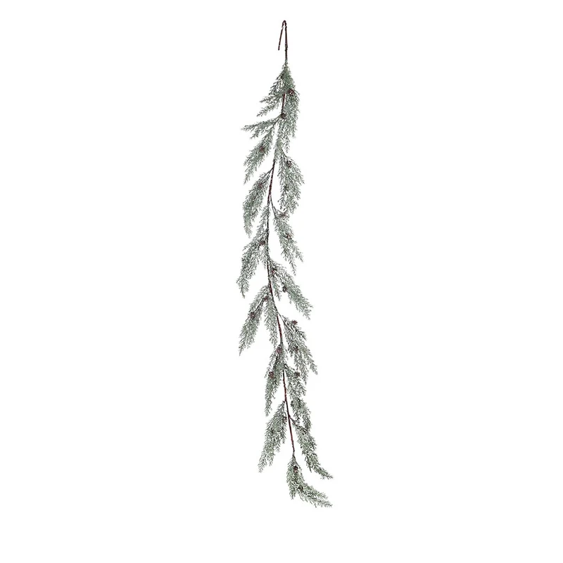 Guirnalda Pino Verde Frost 153cm.