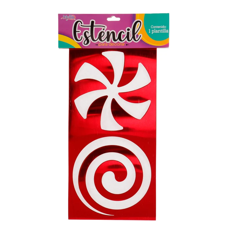 Art.13274 Estencil Caramelo 25.5x12.5cm