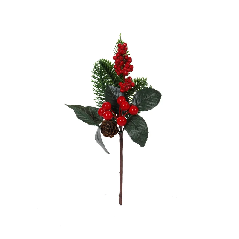 Art.12939 Pick Navado Cereza/Piña/Hoja 27cm 1pz