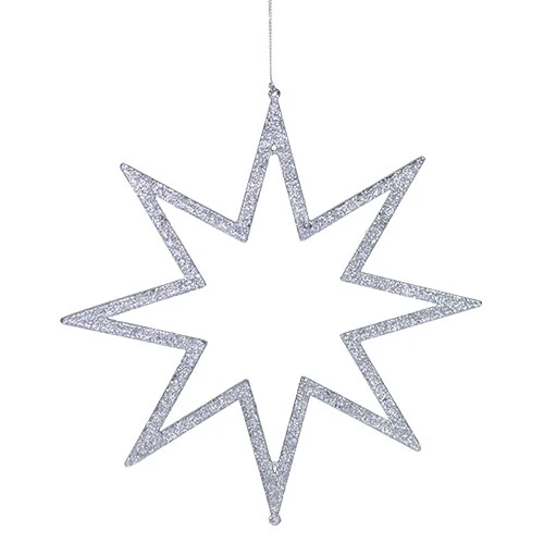 RJL971P Estrella Belen Plata 22 cm.