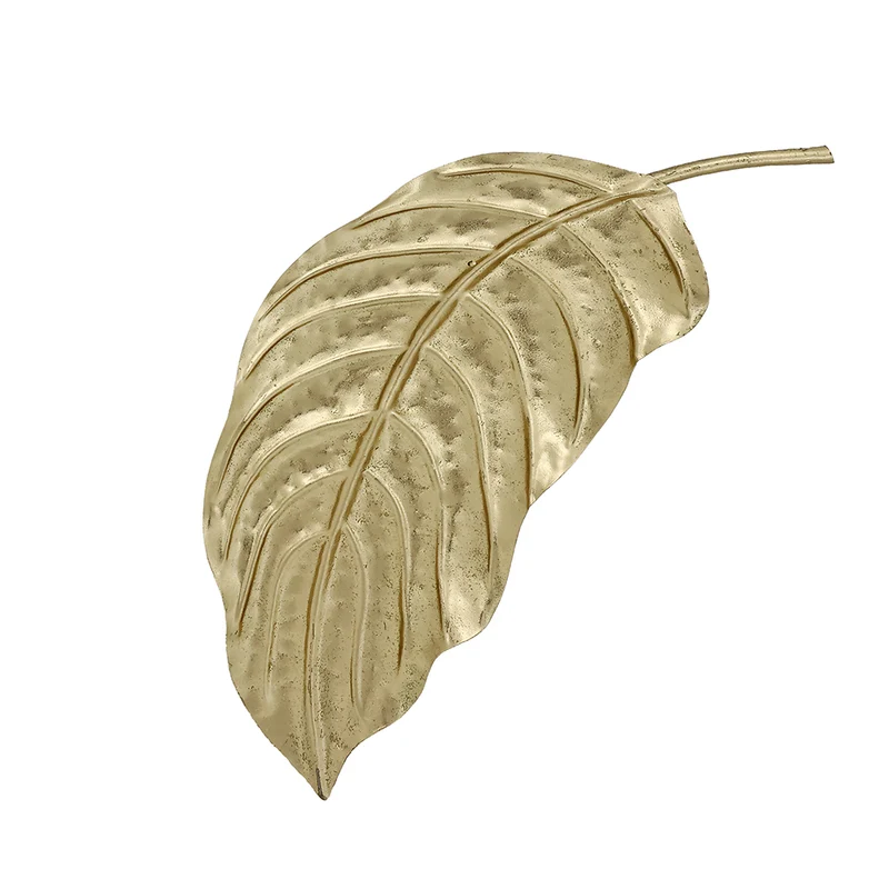 MQ7034OC Hoja Centro Metal Oro 21x53cm.