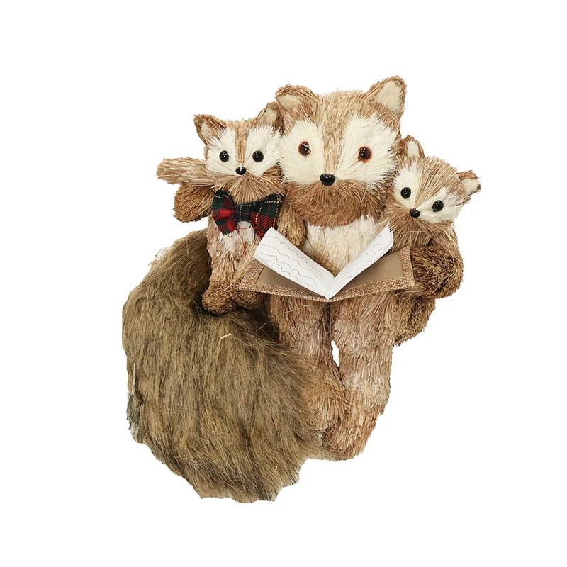 SA075A Familia Zorro Story Time 21x22 cm.