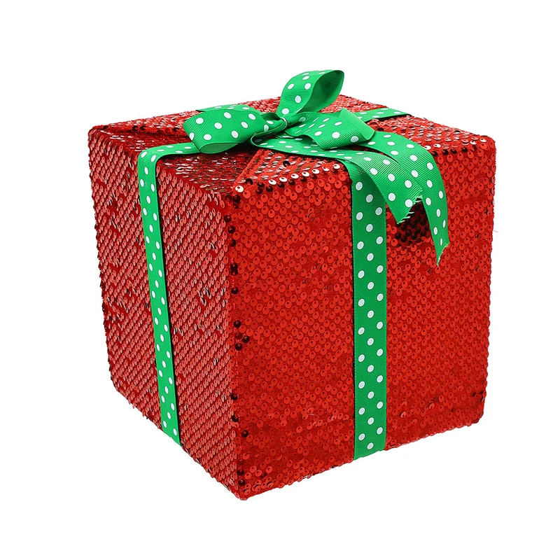 CX2467R Ornamento Regalo Rojo 20 cm.