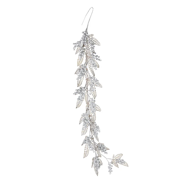 XH904CP Guirnalda Filigrana Champaña Frost con Plata 149 cm.