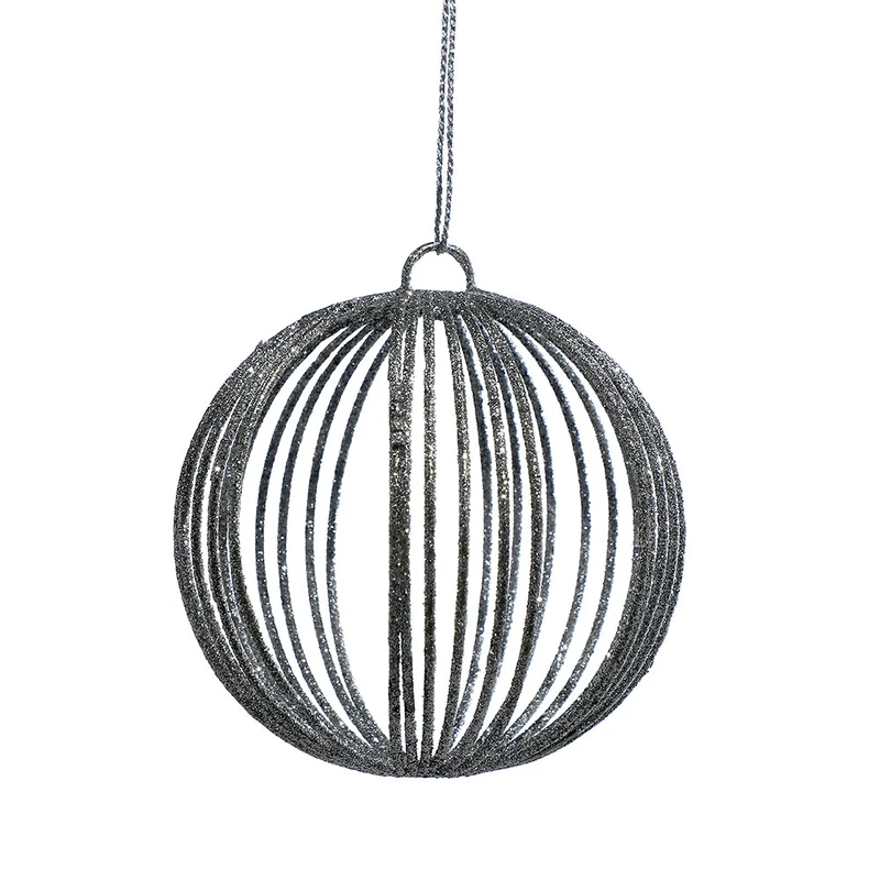 BH1505P Esfera Decorativa Metal Plata 10 Cm.