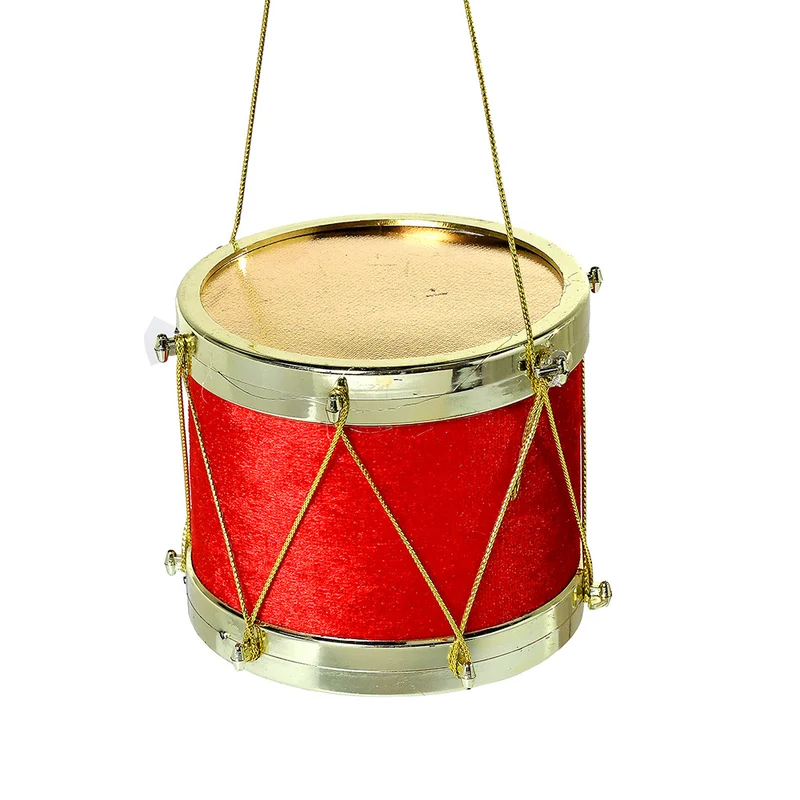 CX2468R Ornamento Tambor Rojo 10 cm.