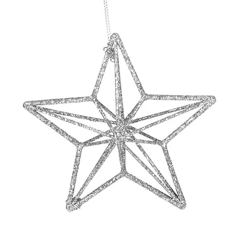 RJL970P Estrella Mini Plata 12 cm .