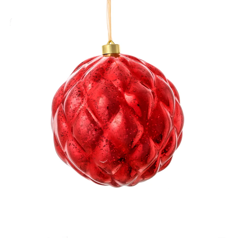 RJL957R Esfera Alcahofa Roja 15 cm .