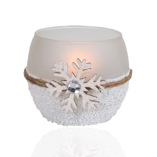 YQ114 Portacirio Esfera Blizzard 7 cm .