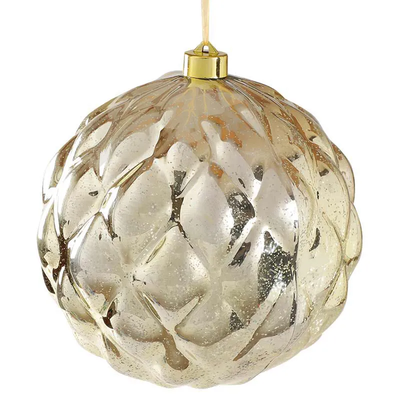RJL195O Esfera Alcachofa Oro 20 cm .