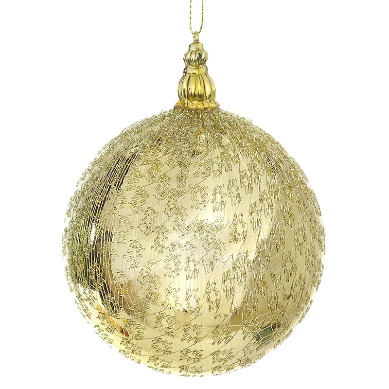 RH1113O Esfera Malla Oro 13 Cm.