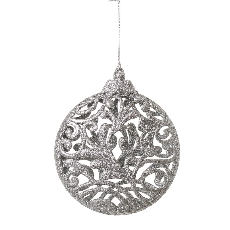 RJL384FP Esfera Filigrana Frost Plata 16 Cm.