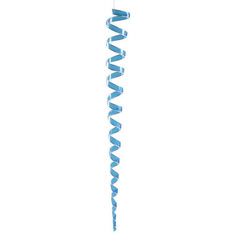 KWL681A Ornamento Espiral Caramelo Azul 60(D) Cm.