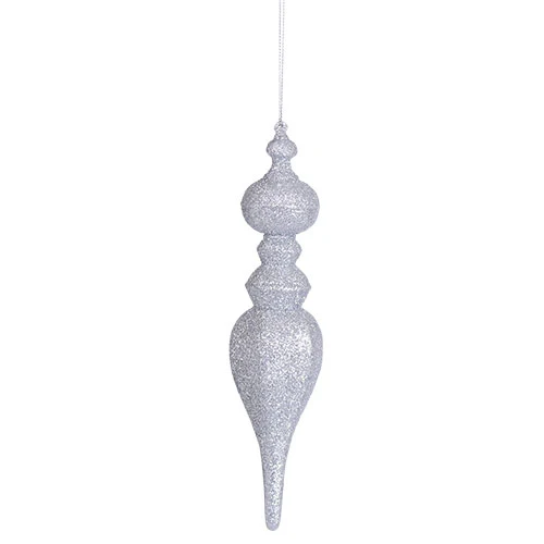 KWL801P Esfera San Petersburgo Alargada Plata 22cm
