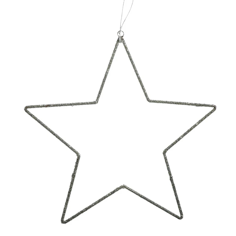 BH1521 Estrella Metal Con Pedrería 46 Cm.
