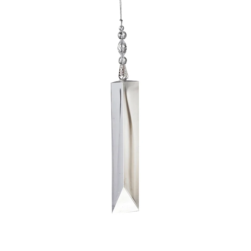 KWL172 Ornamento Prisma Transparente 22 Cm.