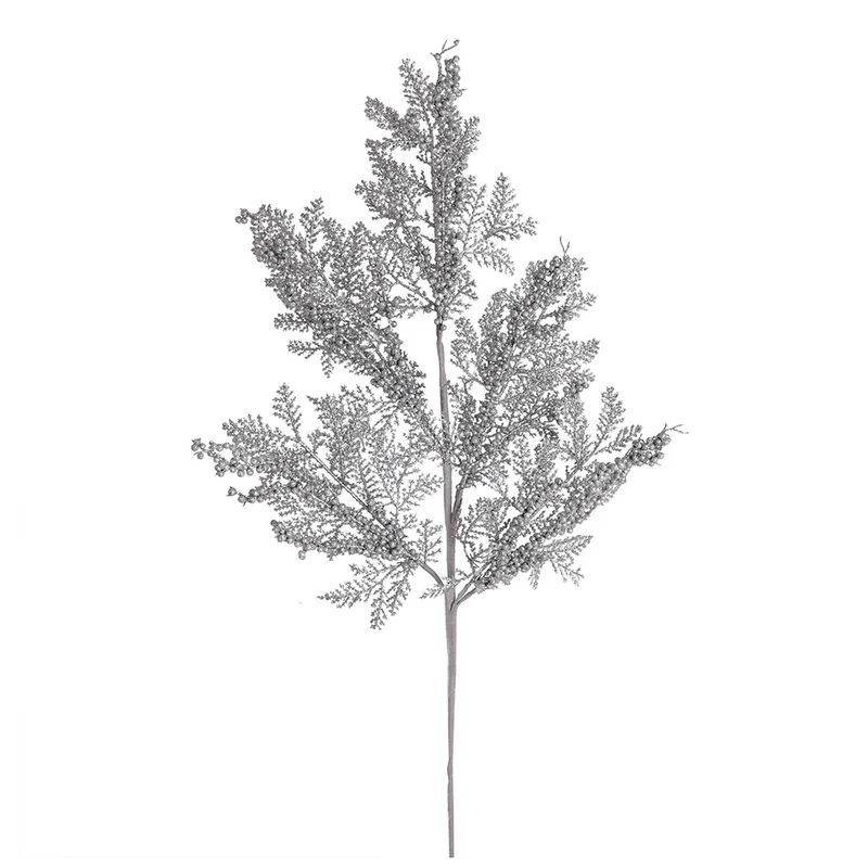 XH990P Arreglo Rama Pino Plata Frost 89 cm.