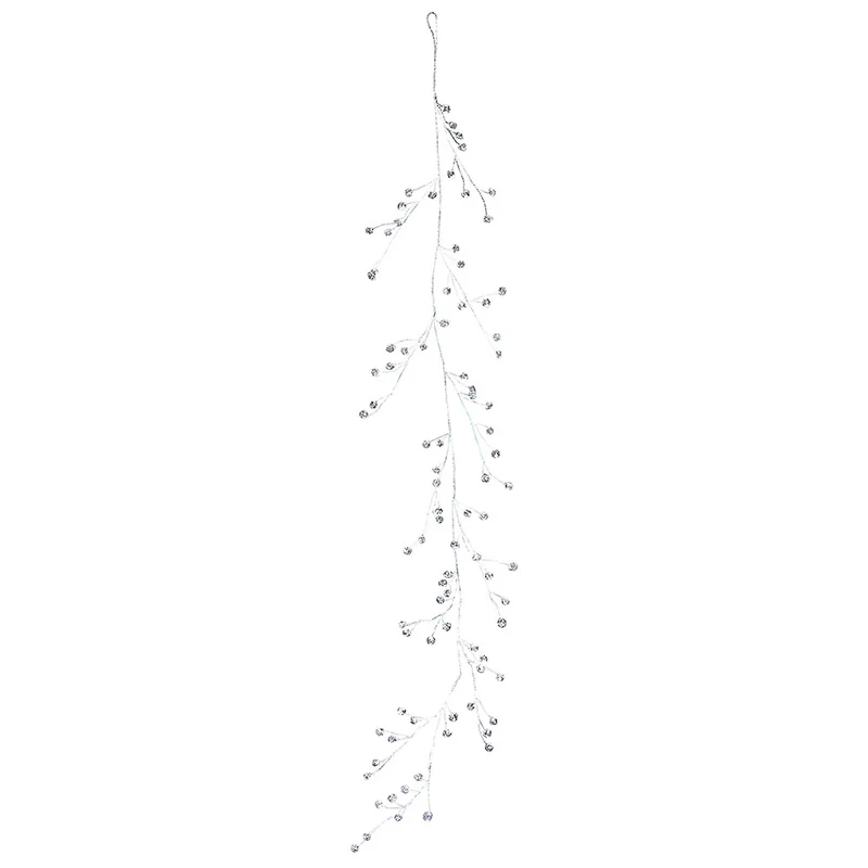 YS197P Guirnalda Plata con Acrílicos 153cm.
