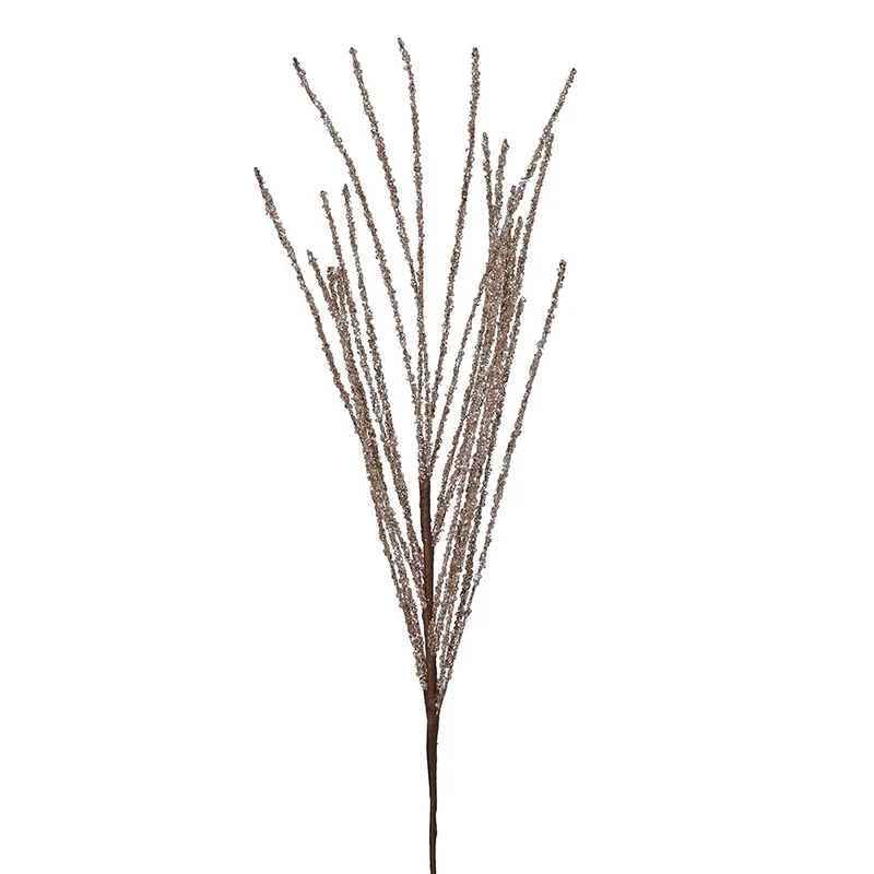 XH468OR Follaje Spray Perlitas Oro Frost 87cm.