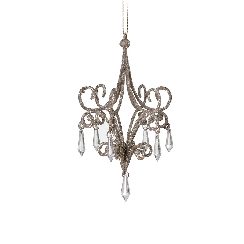 KWL25CH Ornamento Candil Champaña 19(D) Cm.