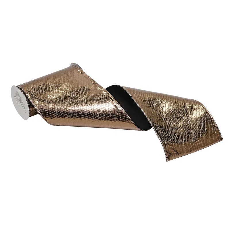 CR1057C Listón Vinipiel Bronce 15 cm. x 4.57 mts.