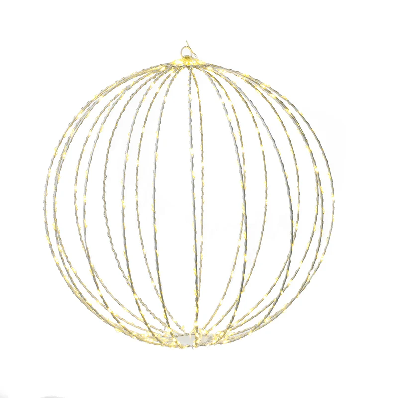 TCB400B Gran Esfera Blanca 400 Luces LED 50 cm. 8 Funciones