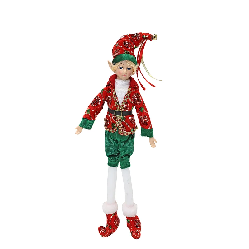 CX2534B Duende Christmas Red Flexible Chico 45 cm.