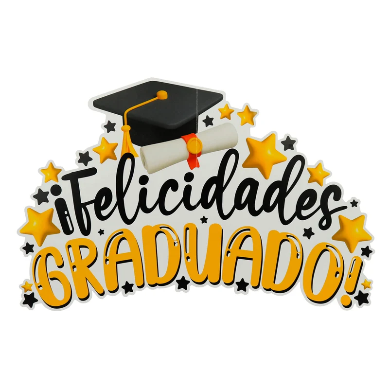 Art.9643 Letrero Mi Graduación 45x69cm 1pz